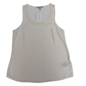 Old Money Banana Republic Size XS Sleeveless Blouse Minimalist Quiet Luxury